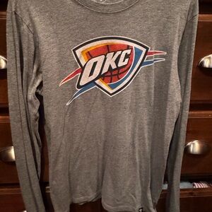 Gray OKC Long Sleeve Tee